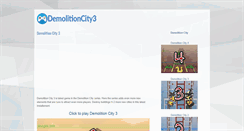 Desktop Screenshot of demolitioncity3.net
